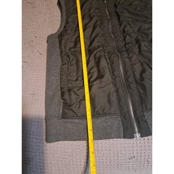 C14 Banana Republic Outdoor Vest Womens Md Lined Full Zip Pockets Knit Hem - Picture 10 of 11